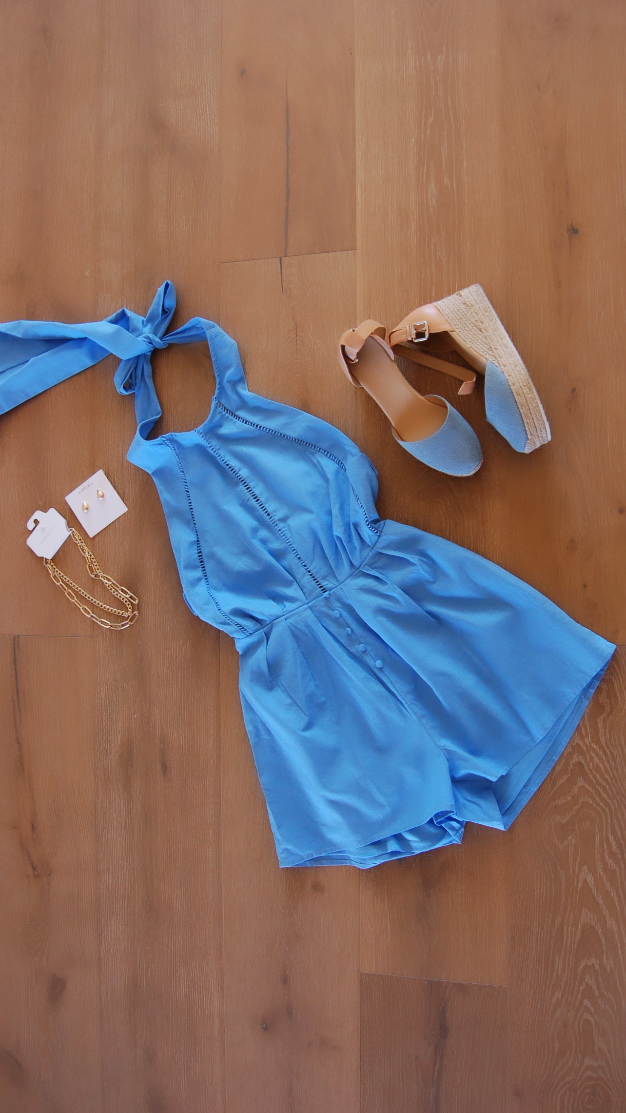 Azure Allure Romper