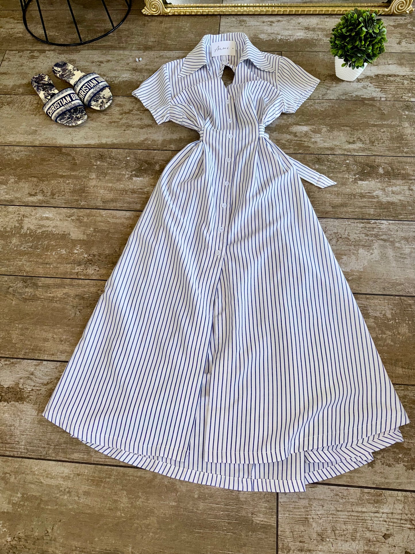 Summer Sky Striped Dress