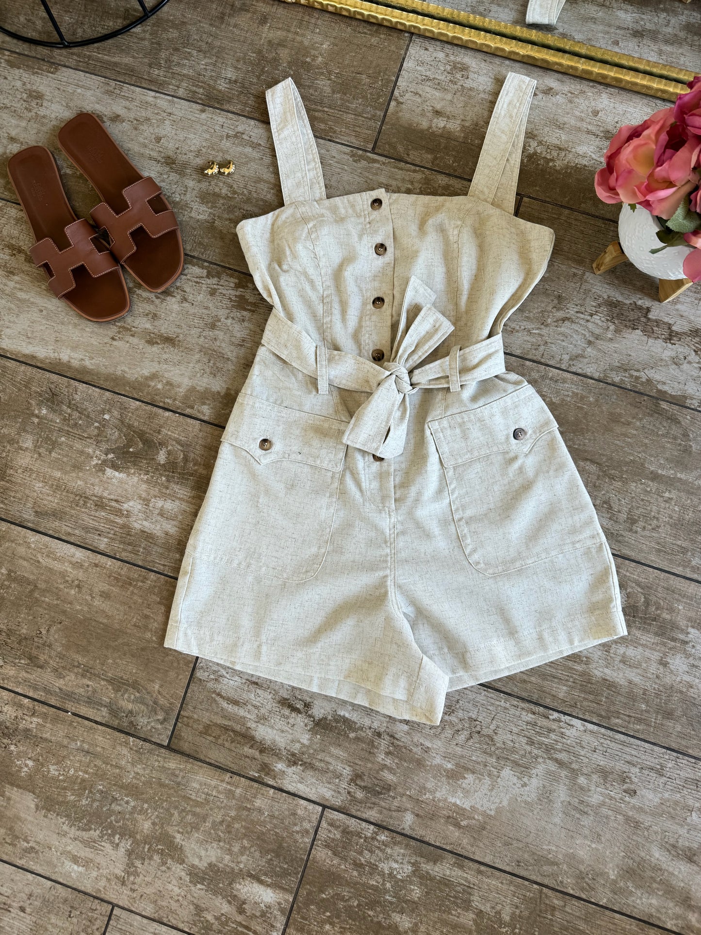 Oatmeal Oasis Romper