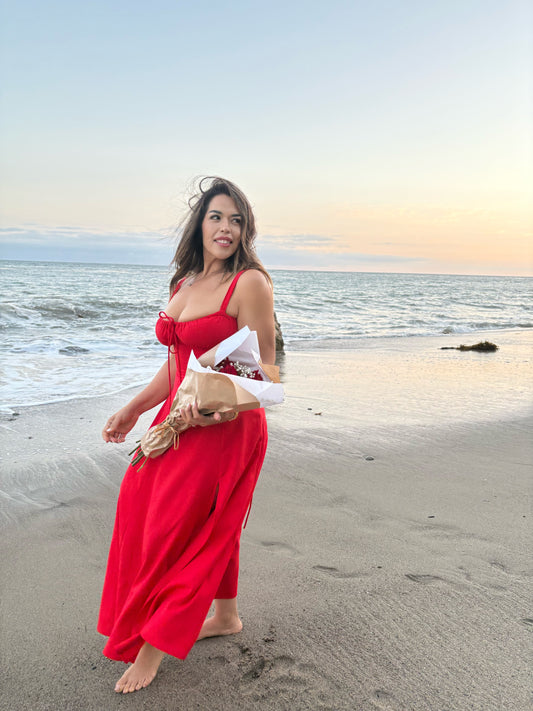 Divina 22 corset maxi dress