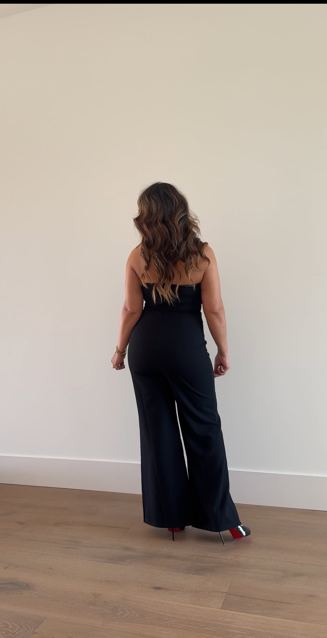 Black Luxe Corset Jumpsuit